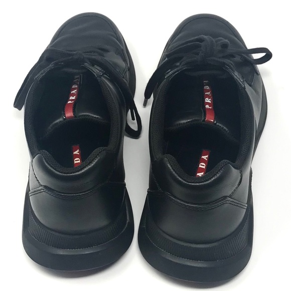 Prada Vitelli Plume Low Top Sneakers - Picture 9 of 10